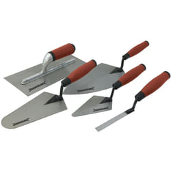 Silverline - lot de 5 truelles à poignée caoutchoutée 5 pcs 395016