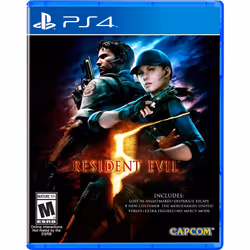 Digital Bros Resident Evil 5, PS4, PlayStation 4, Mode Multiplayer, M (Mature)