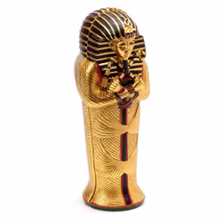 Sarcophage - Egyptien - Toutankhamon - Résine - 21 x 7 cm - Couleurs lumineuses