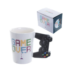 Mug à anse décorée Manette de console vidéo Game Over Puckator