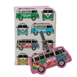 Protège-passeport et Porte-Etiquette - Volkswagen - Summer Love - Rose - Mixte - Adulte