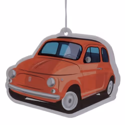 Désodorisant pour voiture - Fiant 500 vintage - Parfum orange - A suspendre