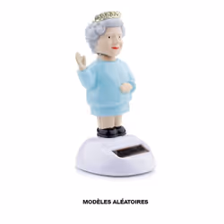 Figurine Solaire Reine Elizabeth Puckator