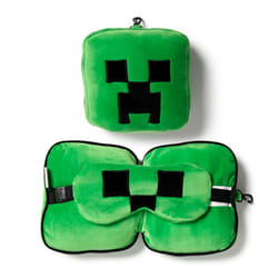 Coussin de voyage creeper resteazz peluché 2-en-1 avec Masque Yeux Puckator