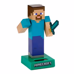 Figurine Solaire Minecraft Steve Puckator