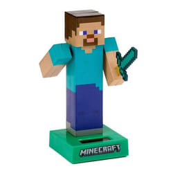 Figurine Solaire Minecraft Steve Puckator