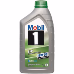 Huile moteur; MOBIL; 1 ESP; 5W-30 1; pour MERCEDES-BENZ, PEUGEOT, CITROËN, HONDA, SAAB; 2015101010K0
