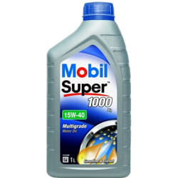 Mobil Super 1000 X1 15W-40 1I Huile moteur 150866 MERCEDES-BENZ: W124 Break, Classe C Berline, RENAULT: R21 5 portes, VOLKSWAGEN: TRANSPORTER 3 Kasten