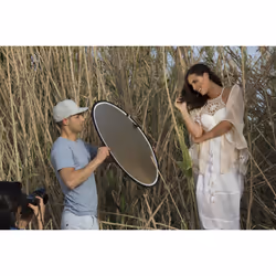 Manfrotto LL LR3834 photo réflecteur en studio Rond Or, Argent
