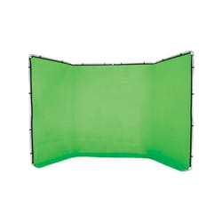 Lastolite LL LB7622 Toile de fonds pour photo Aluminium, Tissu, Textile Monochromatique Aluminium, Noir, Vert