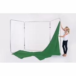 Lastolite LL LB7622 Toile de fonds pour photo Aluminium, Tissu, Textile Monochromatique Aluminium, Noir, Vert