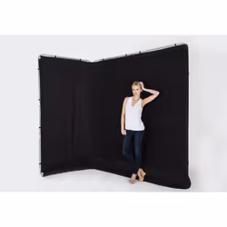 Lastolite LL LB7625 Toile de fonds pour photo Tissu, Textile Monochromatique Noir