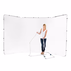 Lastolite LL LB7623 Toile de fonds pour photo Aluminium, Tissu, Textile Monochromatique Aluminium, Noir, Blanc