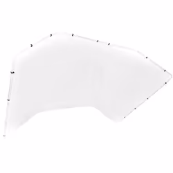 Lastolite LL LB7623 Toile de fonds pour photo Aluminium, Tissu, Textile Monochromatique Aluminium, Noir, Blanc