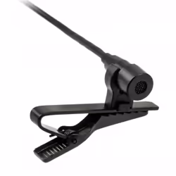 Audio-Technica ATR-3350X, Microphone Lavalier/boutonnière, Omnidirectionnel, Avec fil, 3,5 mm (1/8"), Noir, 6 m