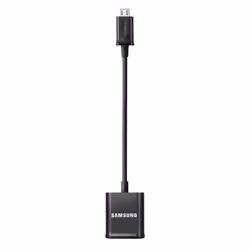 Samsung ET-R205UBE, Noir, USB, Micro-USB, 0,15 m, Mâle, Femelle