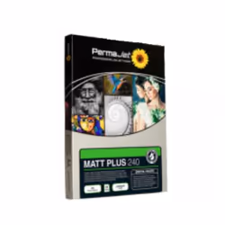 Permajet APJ51102, Mat, 240 g/m², 4x6", Blanc, 100 feuilles, 0.26 µm