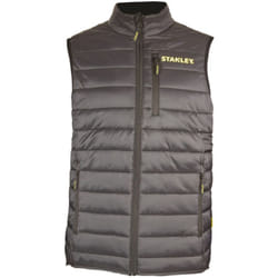 Stanley - Veste sans manches Plada noire – Résistante, légère et pratique, idéale pour le travail et les activités extérieures - m