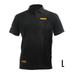 Dewalt Polo à Manches Courtes - L Noir