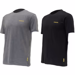 Le Lot de 2 T-shirts Stanley Gris et Noir est un choix idéal pour les professionnels et les particuliers à la recherche de vê ...