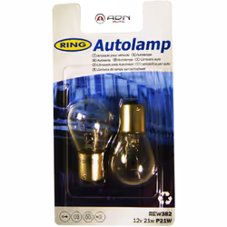 2 Ampoules BA15S - 12V 21W SCC - Feux Stop Pack de 2 Ampoules pour Feux Stop - 12V 21W SCC