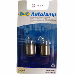 2 Ampoules Graisseurs BA15S - 12V 5W Pack de 2 Ampoules Graisseurs 12V 5W de type BA15s