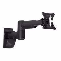 Proper Swing Arm TV Wall Bracket for 19''-28', 48,3 cm (19"), 71,1 cm (28"), 50 x 50 mm, 100 x 100 mm, -20 - 20°, Noir
