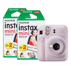 Appareil Photo Instantané - Fujifilm - Mini 12 - Violet Lilas - Pack de 40 Pellicules - Auto