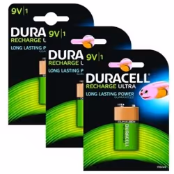 Duracell BUN0054A pile domestique Batterie rechargeable 9V Hybrides nickel-métal (NiMH)