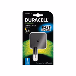 Duracell DRACUSB2-EU, Intérieure, Secteur, 5 V, 2,4 A, Noir