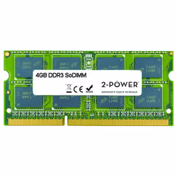 2-Power MEM0802A, 4 Go, 1 x 4 Go, DDR3L, 1600 MHz, 204-pin SO-DIMM, Vert