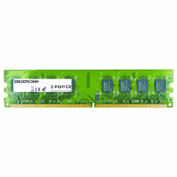 2-Power MEM1302A, 2 Go, 1 x 2 Go, DDR2, 800 MHz, 240-pin DIMM, Vert