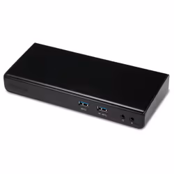 2-Power DOC0101A, Station d'accueil, 3,5 mm, USB Type-A, USB Type-B, 10,100,1000 Mbit/s, Noir, 5 Gbit/s