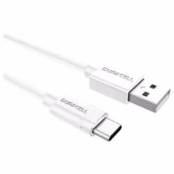 Duracell USB5031W câble USB 1 m 3.2 Gen 1 (3.1 Gen 1) USB A USB C Blanc