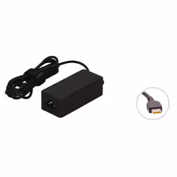 PSA Parts CAA0744G, Ordinateur portable, Intérieure, 110 - 240 V, CA vers CC, Lenovo, Noir