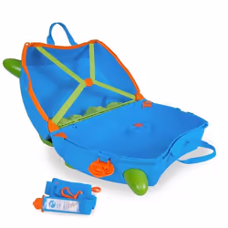 Trunki Terrance Chariot Casque à coque dure Bleu 18 L Plastique