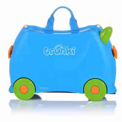 Trunki Terrance Chariot Casque à coque dure Bleu 18 L Plastique