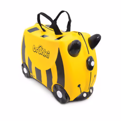 Trunki Bernard Bee, Chariot, Casque à coque dure, Jaune, Plastique, 4 roue(s), Fermeture à glissière
