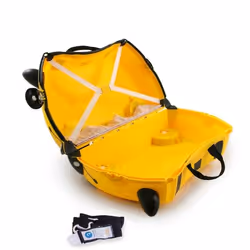 Trunki Bernard Bee Chariot Casque à coque dure Jaune 18 L Plastique
