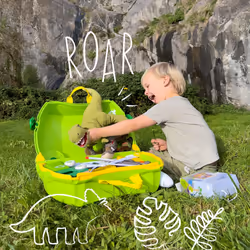 Trunki 5055192200665 bagage Tronçon Casque à coque dure Vert 18 L