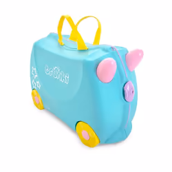 Trunki Una le Licorne, Valise, Rose, Turquoise, Jaune, Plastique, 4 roue(s), CE, 18 L