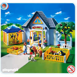 Playmobil Animal Clinic, Kit de figurines jouets, Plastique