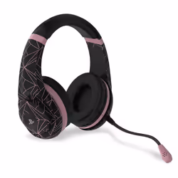 FLASHPOINT 616324, Avec fil, Jouer, Casque, Noir, Rose doré