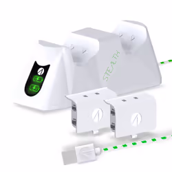 STEALTH Gaming SX-C100X, Xbox Series S, Xbox Series X, Socle de chargement, Blanc, USB, Avec fil, 1 m