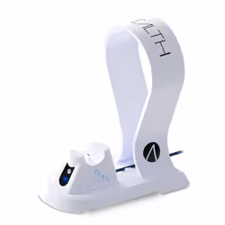 STEALTH Gaming SP-C60VWHT, PlayStation 5, Socle de chargement, Bleu, Blanc, USB, Avec fil, 2 m