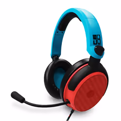 FLASHPOINT C6-100, Avec fil, Jouer, Casque, Bleu, Rouge
