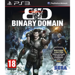 SEGA Binary Domain - Limited Edition, PlayStation 3, Mode Multiplayer, M (Mature), Support physique