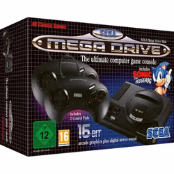 Koch Media SEGA Mega Drive Mini, SEGA Mega Drive, Noir, 16 an(s), HDMI, USB, Manette de jeu