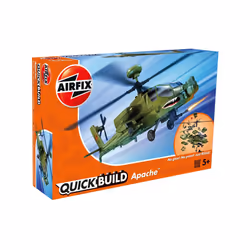 Airfix Apache Helicopter, Modèle réduit de giravion, Kit de montage, Apache, 37 pièce(s), 5 an(s), Avion militaire