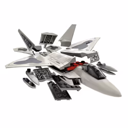 Airfix QUICK BUILD F22 Raptor Modèle réduit d’aéronef à aile fixe Kit de montage